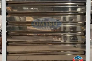 Quạt thông gió vuông 1380x1380 chớp INOX