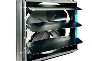 Quạt thông gió vuông Omysu FA-25M1 có chớp