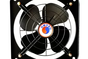 Quạt thông gió vuông Omysu FA-35M2 có lưới bảo vệ