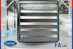 Quạt thông gió vuông Omysu FA-50M1