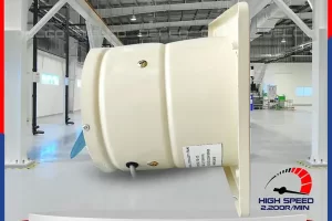 Quạt thông gió vuông tốc nhanh FS-15 OMYSU thiết kế nhỏ gọn