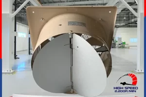 Quạt thông gió vuông tốc nhanh FS-20 OMYSU D200