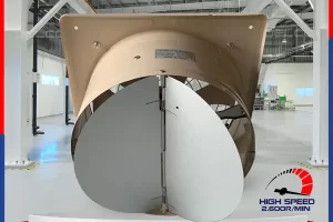 Quạt thông gió điều tốc tốc nhanh OMYSU chớp lật tự động