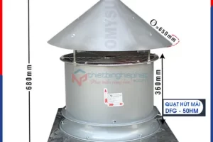 Quạt hút mái nhà xưởng OMYSU DFG-50HM D500mm
