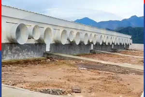Quạt thông gió composite loa 3 cánh nhôm đúc BMF-1460 nhiều trang trại tin dùng