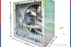 Quạt thông gió vuông OMYSU BMF-500 500x500x320mm