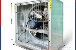 Quạt thông gió vuông OMYSU BMF-600 kích thước 600x600x400