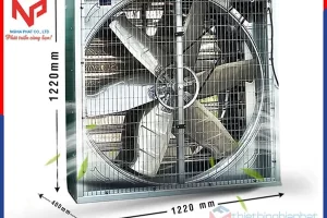 Quạt thông gió vuông OMYSU 1220x1220x400 BMF-1220