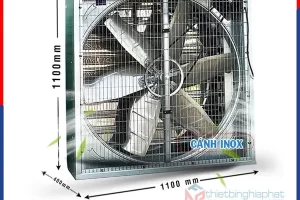 Quạt thông gió vuông tole kẽm 1100x1100 BMF-1100 35.000 m3/h