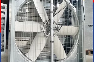 Quạt thông gió vuông tole kẽm 1100x1100 BMF-1100 Cánh POM