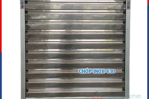 Quạt thông gió vuông tole kẽm 1100x1100 BMF-1100 chớp INOX 430