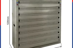 Quạt thông gió vuông INOX 304 toàn phần BMF-1220