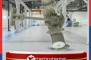 Bộ trục đẩy quạt thông gió vuông công nghiệp