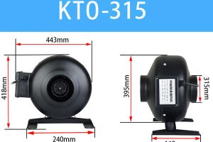 Thông số Quạt hút nối ống Sunfan KTO-315