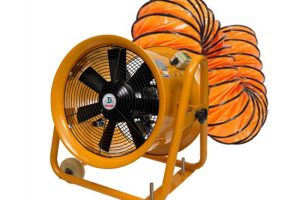 Quạt cấp gió di động Soffnet SH2T 50 kết hợp ống gió Simili