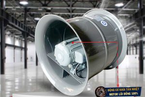 Quạt thông gió tròn OMYSU FA-25C1 Motor tản nhiệt tốt