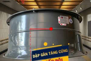 Quạt thông gió tròn OMYSU dập gân tăng cứng