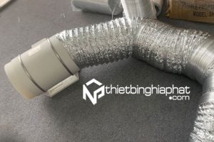 Quạt hút mùi nối ống Phi 200 kết nối ống gió