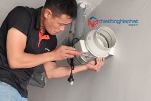 Quạt hút mùi nối ống lắp trên tường