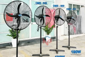 Quạt đứng công nghiệp OMYSU nhiều size lựa chọn
