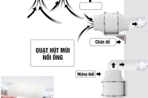 Quạt hút mùi nối ống