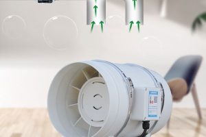 Quạt hút mùi nối ống Phi 315