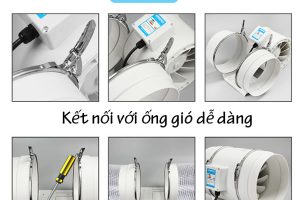 Quạt thông gió nối ống