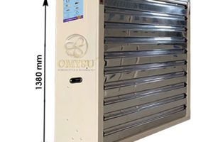 Quạt thông gió vuông BMF-1380 STD Sơn tĩnh điện
