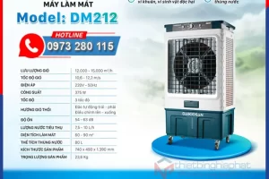 Máy làm mát Daikiosan DM212 công nghệ Icon Ag+ Diệt khuẩn hiệu quả