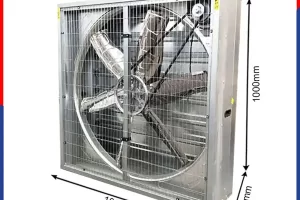 Quạt thông gió vuông tole kẽm 1000x1000x400mm BMF-1000