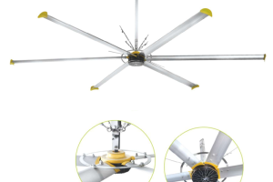 Quạt trần công nghiệp HVLS động cơ DC YS-YCWZ7300M-6