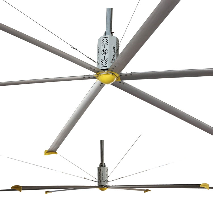 Quạt trần công nghiệp HVLS cánh dài 4.2M (Motor giảm tốc)