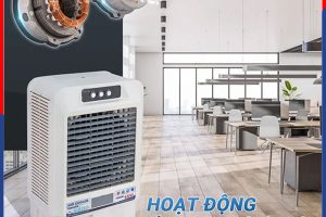 Quạt hơi nước di động Nipaco CC90 - vận hành êm ái