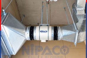 Hình ảnh lắp đặt Quạt thông gió nối ống HF-300